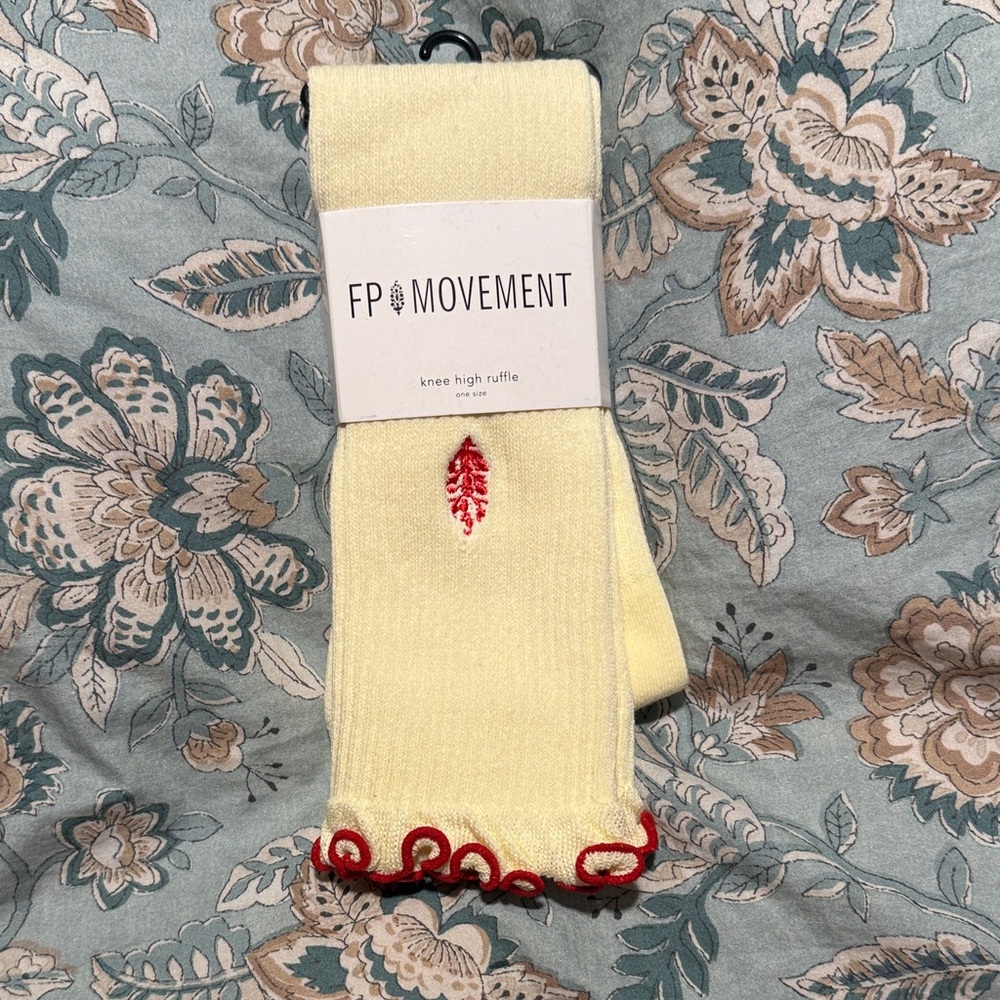 FP Movement by Free People Ruffle Knee High Socks